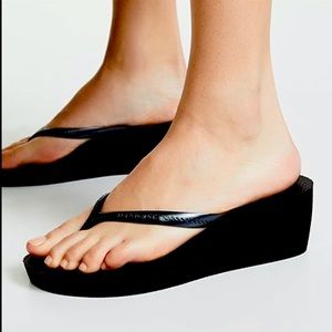 Havaianas | Shoes | New Havaianas Black Platform Wedge Flip Flops | Poshmark